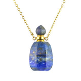Laterra Gems Lapis Lazuli Perfume Bottle Pendant