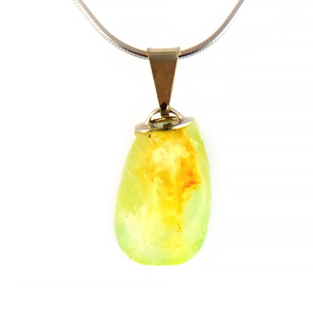 Shop Laterra Gems Yellow Aquamarine Stone Pendant