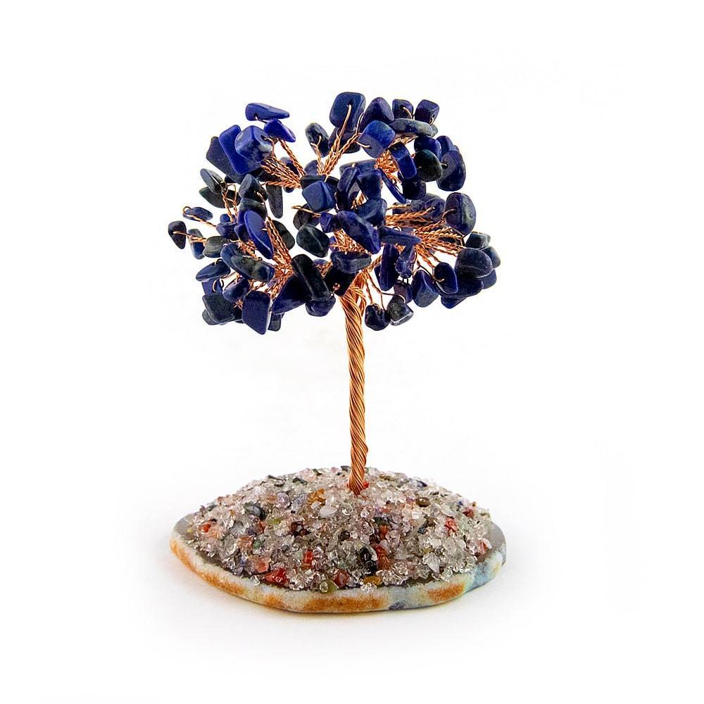 Lapis Lazuli Mineral Copper Tree