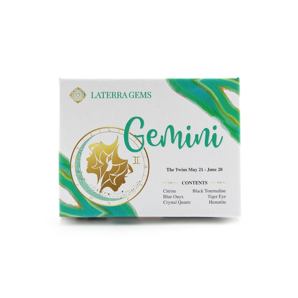 Shop Laterra Gems Zodiac Crystal Set-Gemini