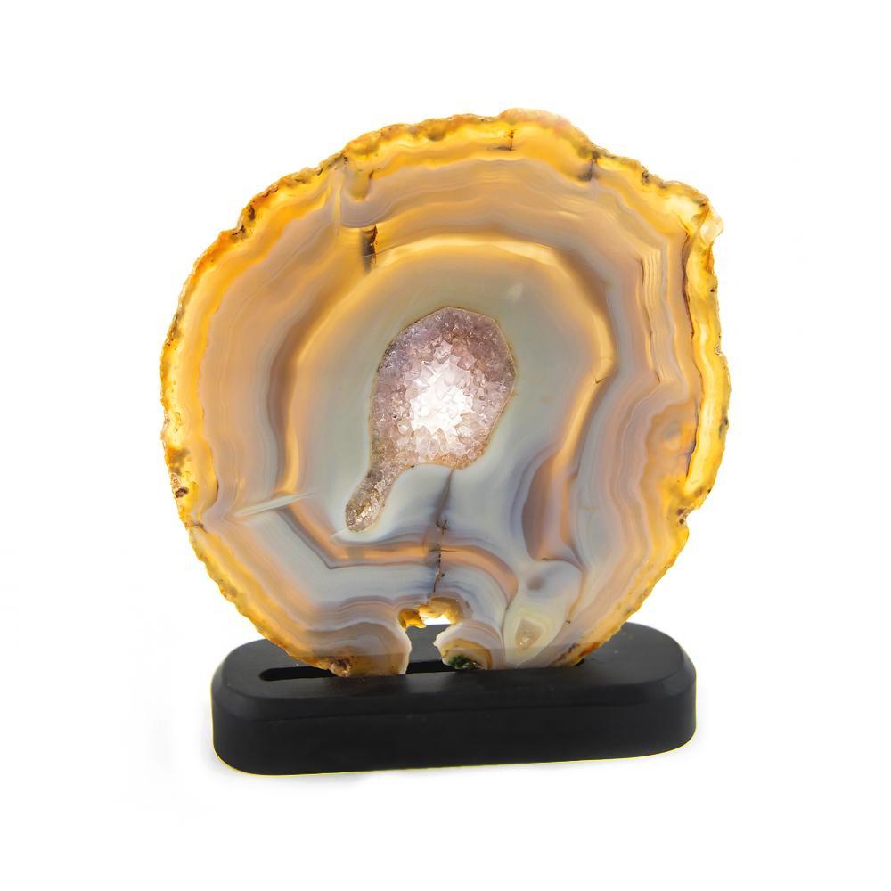 Shop Laterra Gems Agate On Wooden Stand