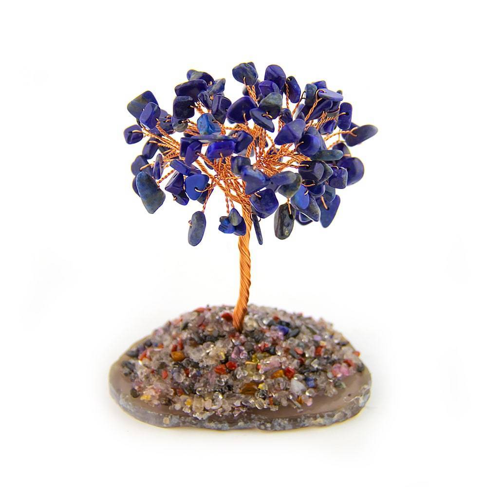 Lapis Lazuli Mineral Copper Tree
